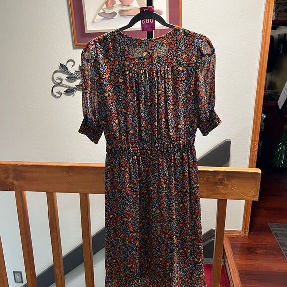 NWOT Tommy Hilfiger Floral Wrap Dress V-Neck Size 4 #088 - Picture 8 of 11